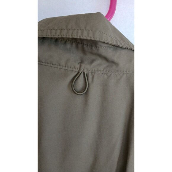 Reel Legends Men's Fishing Shirt Size Medium Button Up Long Sleeve Hunter Green - Picture 16 of 16